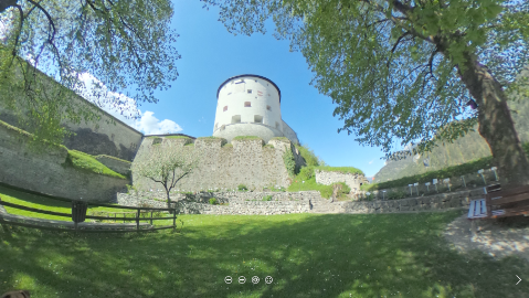 Kaiserturm der Festung Kufstein in 360°