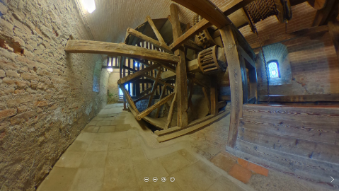 Tiefer Brunnen der Festung Kufstein in 360°